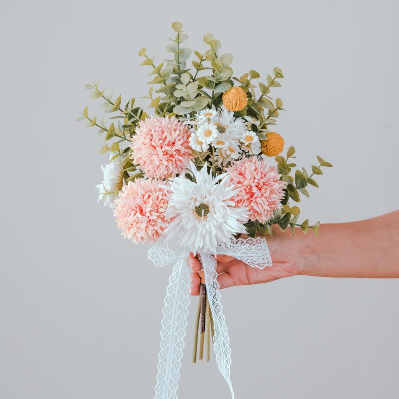 Simulation flowers wedding hand bouquet decoration wedding bouquet